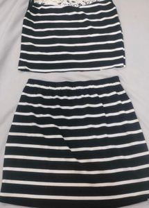 Stylish Straight Skirt Top