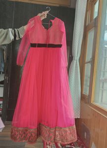 Ethenic Dark Peach Gown
