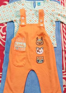 Baby Girl Dungree Set
