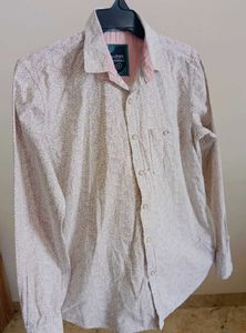 Viveza Printed White Shirt