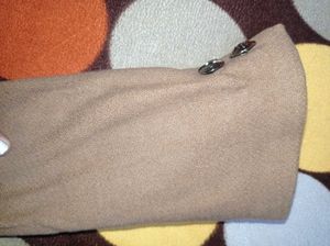 Formal Warm Jacket In Tan Color