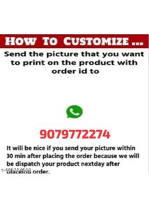 पर्सनल फोटो प्रिंट टी-शर्ट M/L/XL/XXL