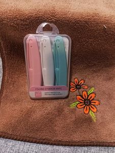 Folding Eyebrow knife