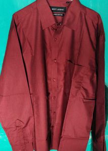 Burgundy Formal Shirt