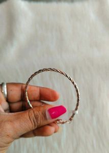 925 Elegant Twisted Bracelet Wth Hallmark