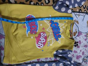 Girls' Fleece Sweatshirt cord set for 6-8 years