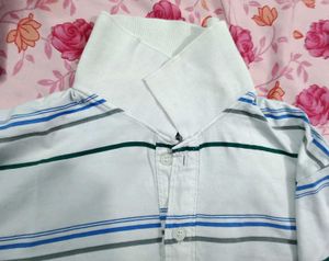 Striped Polo T-Shirt