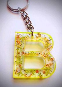 Green Forest Resin Keychain 💚