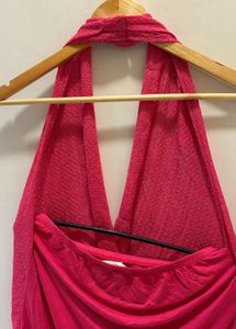 Beautiful Pink Halter Top