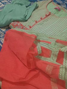 Churidar Kurta With Dupatta Biba Kids 10-11yrs