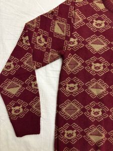 Patterned Knit Sweater