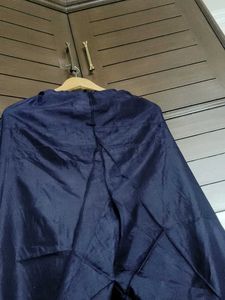 Navy Blue Solid Cotton Silk Salwar