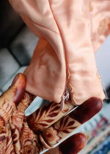 Peach Embroidered Lehenga Choli