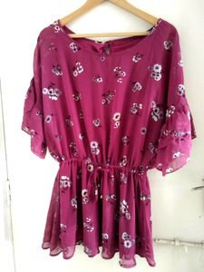 Cinched Waist Beautiful Top