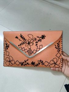 Embroidered Clutch