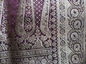 Purple Banarasi Silk Saree