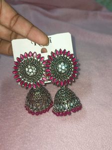 SALE 🆕Pink Jhumka Earrings