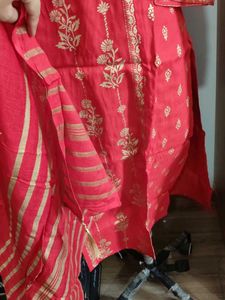 Elegant Red Kurta