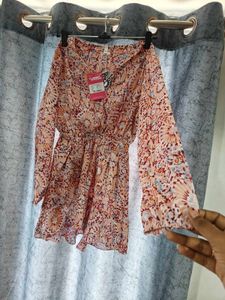 Floral Print Mini Dress