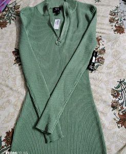 Mint Green Knit Dress