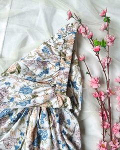 Mermaid Floral Medi Skirt