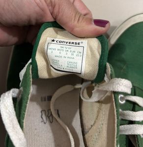 Converse Canvas Green OG Shoes