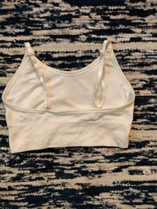 Simple White Bralette
