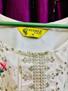 Women White Kurti