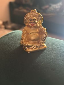 Golden Buddha Figurine