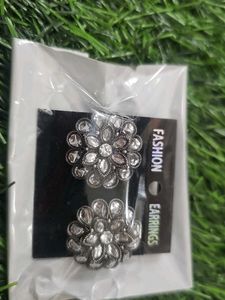 Fashion Flower Earrings - Two Pairs