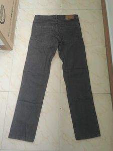 Dark Grey Denim Jeans