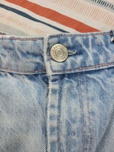 Zara High Waisted Ripped Jeans