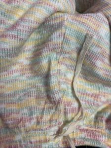 Pastel Striped Knit Top