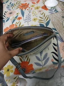 Lavie Striped Crossbody Bag