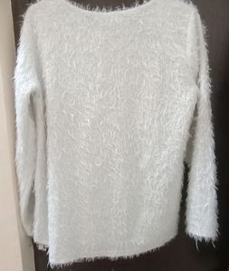 White Furry Top