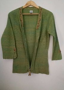 Green Ekle&#39; Cardigan