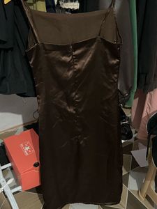 custom satin dress