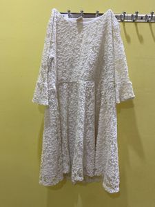 White A Line Dress