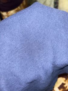 Blue Pull&amp;Bear Cropped Tank Top