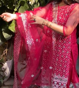 Beautiful Embroidered Readymade Suit