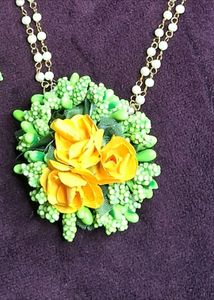 Haldi &amp; mehndi Necklace