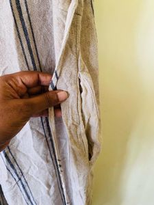 Striped Button Down Jumpsuit