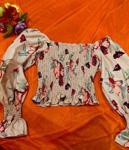 Flower Trendy Top