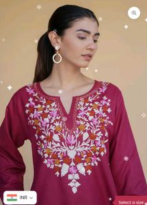 Elegant Embroidered Kurta