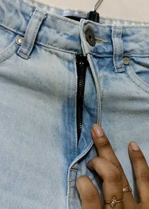 Ripped Wide Leg Jeans