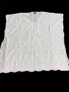White Beach Wear Kaftan Top