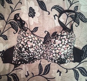 Floral Print Bra wired