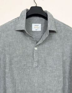Gray Casual Linen Shirt