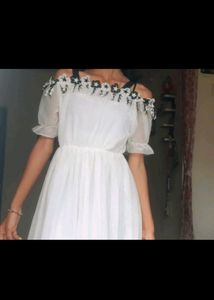 Sheer White Dress
