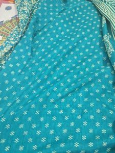 Synthetic Chiffon  Saree With Blouse
